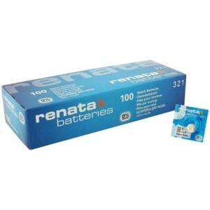 Renata 321 (SR616SW) Box of 100 Batteries FREE SHIP-FRESH Batteries Exp. 07/27 - Picture 1 of 1
