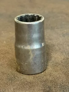 Craftsman USA 9/16" 12 Point 1/2" Drive Shallow Socket 47503 Inverted G Series - Bild 1 von 5