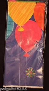 American Greetings Plastic Birthday Bright TableCover - Balloons  54 x 96 in  - Picture 1 of 1