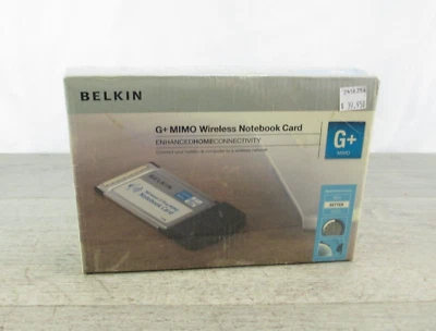 BELKIN Wireless G WiFi Desktop Network PCI Card NEW in BOX SEALED - Image 1 of 4