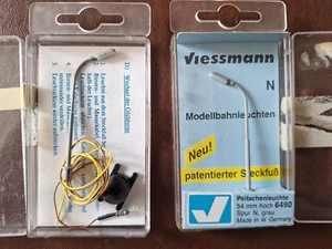 Viessmann 6490 Modern Whip Lights x 2 - N Guage - Unused - Picture 1 of 3