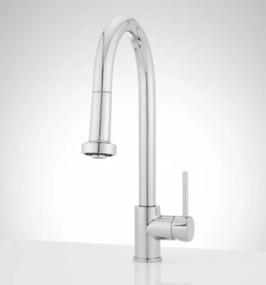 Signature Hardware Ridgeway Pull-Down Kitchen Faucet w/Touchless Sensor - Chrome - Image 1 of 4
