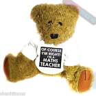 Maths Teacher Novelty Gift Teddy Bear