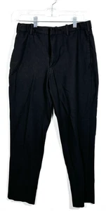 Pantalones chinos ajustados informales Uniqlo para hombre 27x30 negros elásticos - Imagen 1 de 17