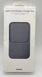 Samsung 15W Duo Fast Wireless Charger with TA - Dark Gray - Photo 1 sur 2