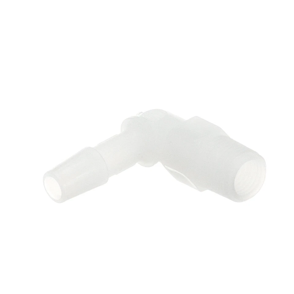 Cotovelo Bunn, 1/8-27 Npt a 1/4 Barb Kynar 40783.0001 - Substituição original do fabricante - Imagem 1 de 4