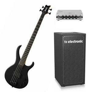 Kramer D1 Bass Satin Black w/ Warwick Amp and TC Cab Bundle - Picture 1 of 6