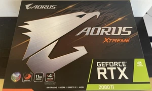 Gigabyte Aorus Xtreme Nvidia GeForce RTX 2080 TI 11g Graphics card GPU - Picture 1 of 11