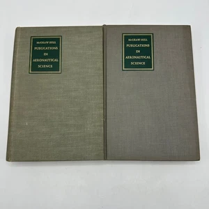 Publications in Aeronautical Science Lot of 2 Theory of Flight Fluid Dynamics - Picture 1 of 13
