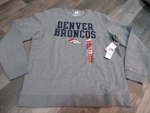 Denver Broncos Sweatshirt mit Rundhalsausschnitt Größe Herren XL neu mit Etikett kostenloser Versand - Bild 1 von 4
