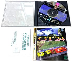 GT24 Sega Saturn SS Jaleco Rare Retro Drive Racing Game Japan Import Tested