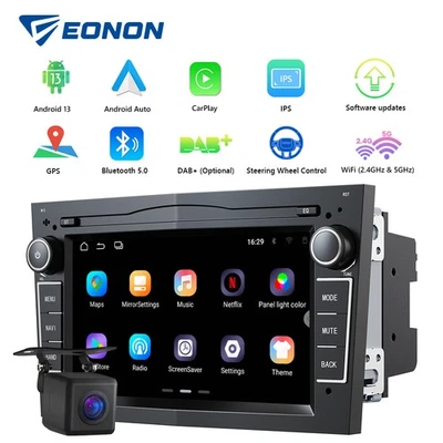 7" IPS Android 13 Auto Autoradio GPS Navi CarPlay RDS WiFi USB Für Opel Vauxhall - Bild 1 von 4