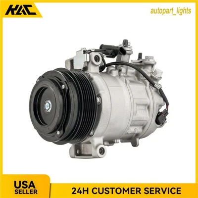 AC Compressor w/6-Groove For Mercedes-Benz C250 C300 W205 W213 E250 C253 GLC300 - Image 1 of 4