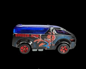 Hot Wheels VW T1 Drag Bus Marvel Spider-Man Diecast Real Riders Loose - Picture 1 of 4