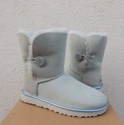 UGG ICEBERG BAILEY BUTTON II METALLIC SUEDE/ SHEEPSKIN BOOTS, US 5/ EUR 36 ~NIB - Image 1 of 4