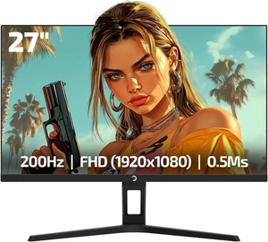 GAMEPOWER 27 Zoll Gaming Monitor 200Hz 0.5ms FullHD Fast IPS Nachtlicht Kaze T20 - Bild 1 von 8