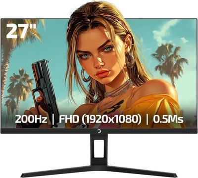 GAMEPOWER 27 Zoll Gaming Monitor 200Hz 0.5ms FullHD Fast IPS Nachtlicht Kaze T20 - Bild 1 von 4