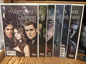 vampire diaries issue 1-6 bagged & boarded Comic Full Set Elena Damon Salvatore - Picture 1 of 23