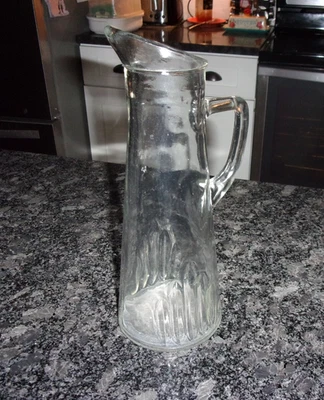 JARRA DE VIDRIO DE PROHIBICIÓN - 10,5" - BOTELLA PRIMITIVA PARA SERVIR Foto 1 de 4