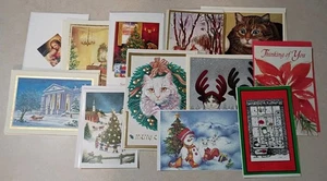 12 TARJETAS DE NAVIDAD de colección sin usar nuevas con sobres saludos navideños - Lote D - Imagen 1 de 13