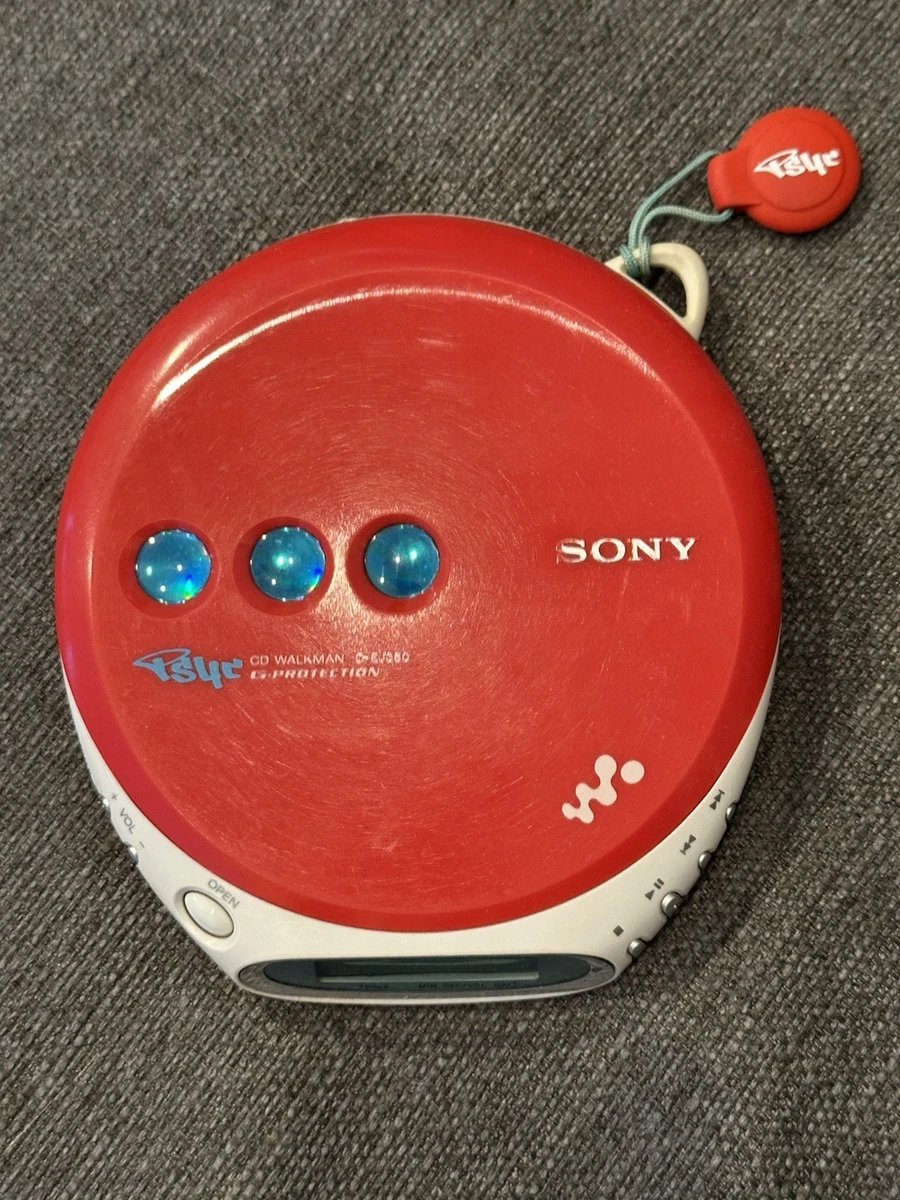 新品未開封】ソニー SONY CDウォークマン D-EJ360 レッド Sony
