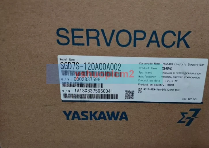 SGD7S-120A00A002 1PC New Yaskawa Servo Drive SGD7S-120A00A002 - Image 1 of 1