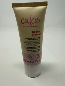 NEW Cake Heavy Cream Smoothing Body Butter Balm Vanilla Travel Size 1oz SEALED - Picture 1 of 7
