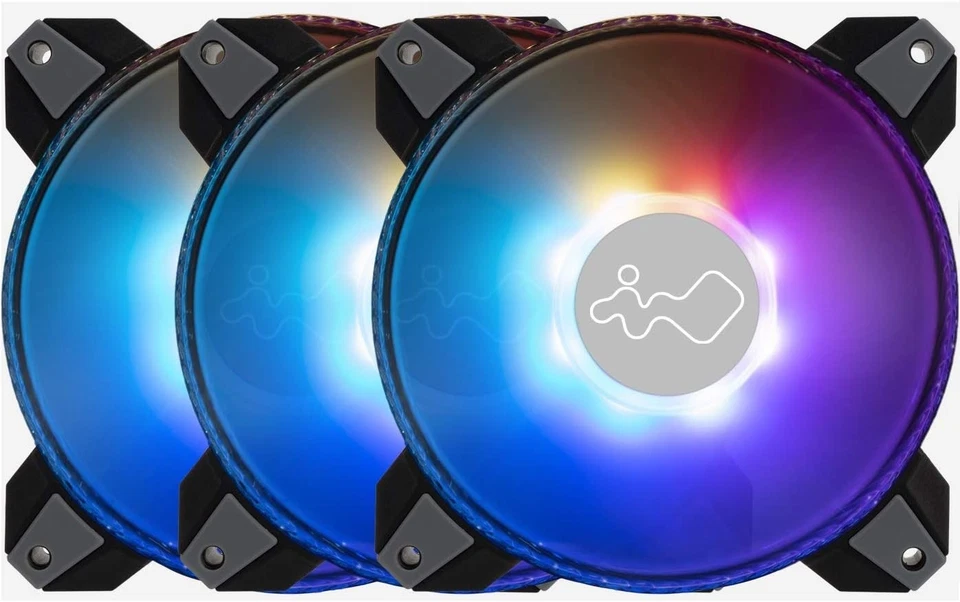 In Win Saturn 140MM Addressable RGB Triple Fan Kit (Controller Included) ASN140 - Image 1 of 4