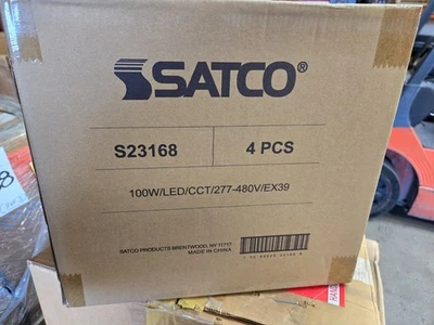 X4 LOT Satco S23168 LED HID Corncob 100W 277-480V Mogul Screw EX39 CCT 3k 4k 5k - Image 1 of 4