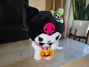 New Hello Kitty & Friends Halloween Kuromi Stuffed Side Stepper Musical Toy 15" - Picture 1 of 7