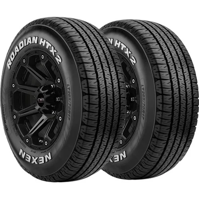 (QTY 2) 255/65R16 Nexen Roadian HTX 2 109T SL White Letter Tires Foto 1 de 4