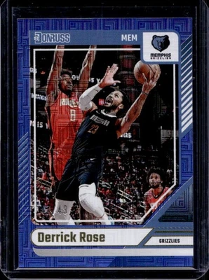 Grizzlies Donruss Derrick Rose Choice azul #/49 2024-25 - Imagem 1 de 2