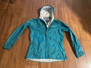 Patagonia Women’s Rain Jacket H2no  – Teal Blue, Size Medium - Picture 1 of 7