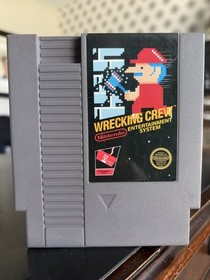 Wrecking Crew [5 Screw] Nintendo NES Video Game Pak Cartridge