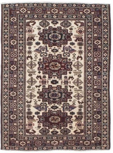 Traditional Vintage Hand-Knotted Carpet 3'8" x 4'11" Wool Area Rug - Picture 1 of 2
