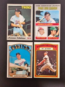 Harmon Killebrew ⭐ 1970 Topps & 1972 Topps ⭐ - Picture 1 of 4