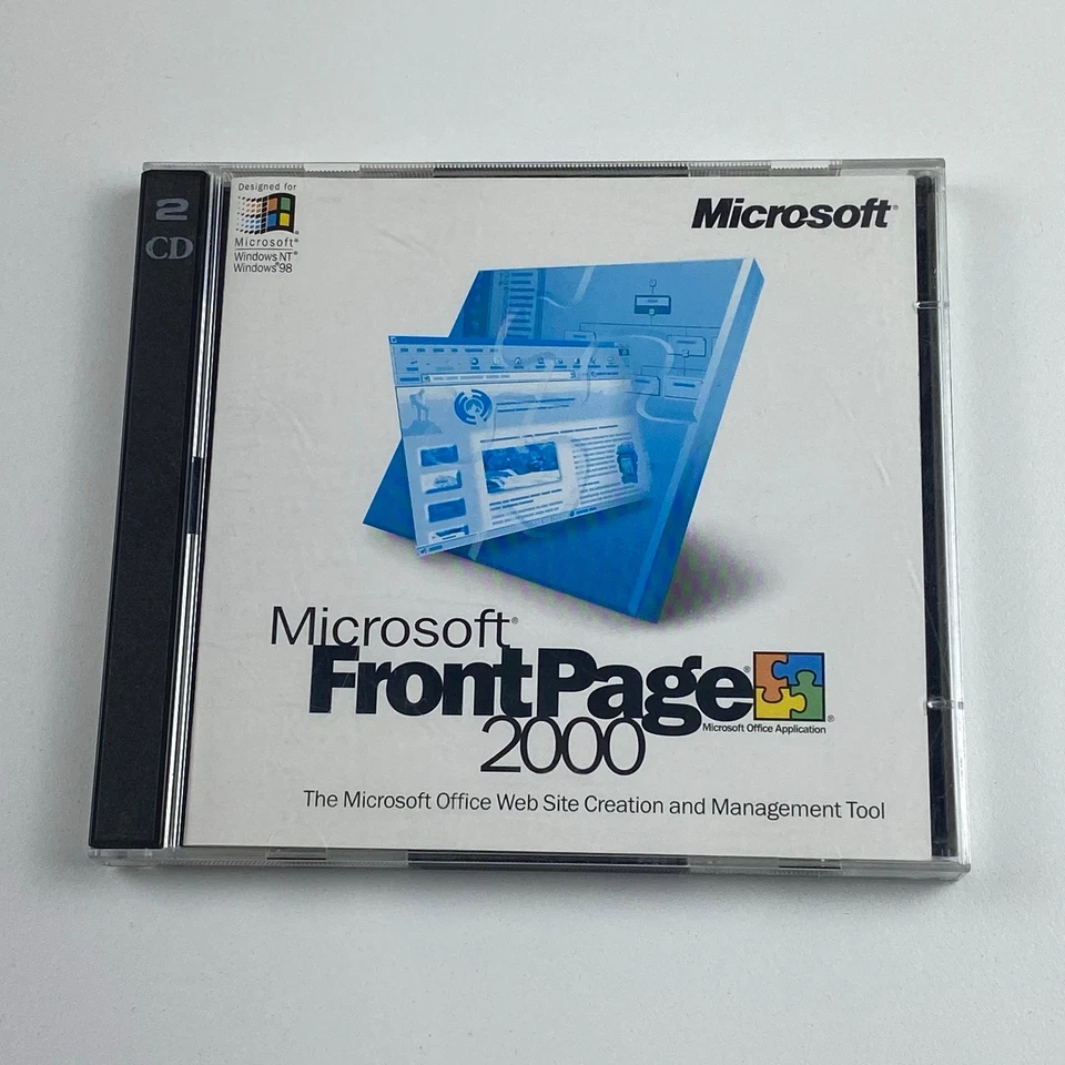 Microsoft Front Page 2000 (CD) for Windows 98 NT | Web Design Tool - Image 1 of 4