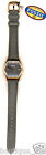 NWT Fossil ES3056 Wallace Ash Gray Genuine Leather Strap Women's Watch Authentic