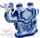Gzhel porcelain  Figurine of Camel Гжель