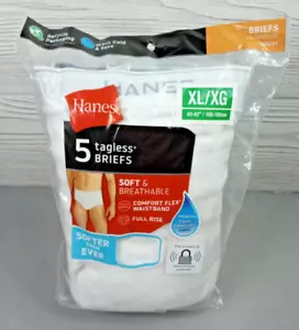 Paquete de 5 calzoncillos Hanes sin etiquetas ropa interior para hombre XL 40-42 blancos Cool Comfort 2020 - Imagen 1 de 4