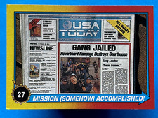 1989 Topps Back to the Future Part II Mission (Somehow) Accomplished #27