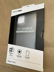 Tech21 Apple iPhone 11 Pro/X/XS EvoCheck Case - Smokey/Black - Picture 1 of 4