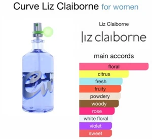 Liz Claiborne Curve For Women Vintage Fragrance .33 Oz - Picture 1 of 5