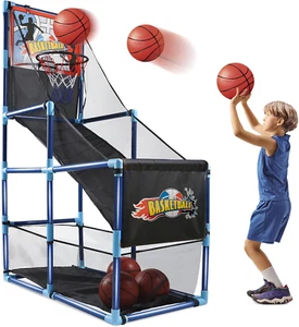 Arcade Basketball Game Set with 4 Ball,For Kids 3 4 5 6 7 8 9 10 +Years Old Boys - Picture 1 of 12