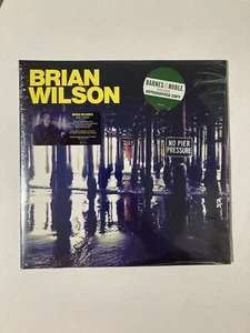 Brian Wilson SIGNED AUTOGRAPHED Album Flat No Pier Pressure Barnes & Noble VINYL - Picture 1 of 6