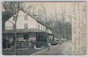 Mineral Springs Hotel, Reading. Pennsylvania PA Postcard - Picture 1 of 2