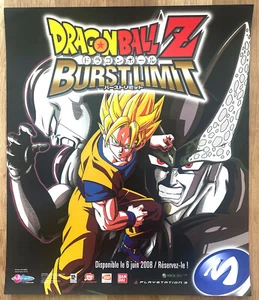 Dragonball Z: Burst Limit RARE PS3 XBOX 360 30cm x 35cm Werbe Poster - Bild 1 von 1