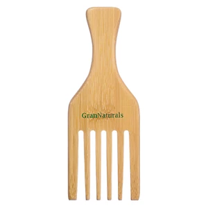 Wide Tooth Wooden Comb & Afro Pick - Natural Wood Volumizing & Styling Tool for - Picture 1 of 6
