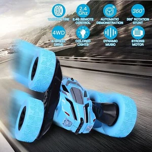 Ferngesteuertes Auto für Kinder 4WD Ferngesteuertes 2.4Ghz RC Stunt 360° Roating - Bild 1 von 9