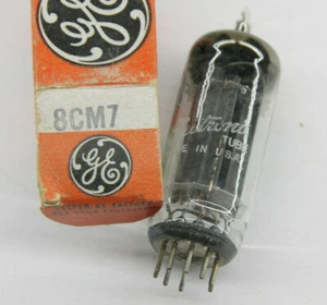  GE - 8CM7 - Electronic Vacuum/Radio Tube - USED Old Stock - L02R - Picture 1 of 1